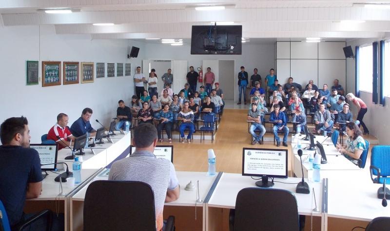 AUDIÊNCIA PÚBLICA DEBATE SITUAÇÕES DAS ESTRADAS DO INTERIOR DO MUNICÍPIO